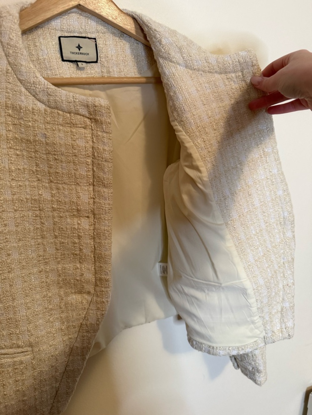 Tuckernuck Cream Tweed Sommers Jacket - Picture 11 of 13